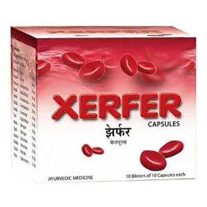 AVN Xerfer Capsules - Helps In Anemia By Promoting Natural Rbc formation Helps Improve Haemoglobin Levels Enhances Iron Absorption (100 Capsules)