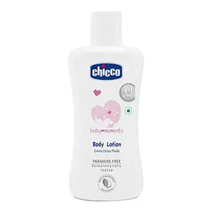 Chicco Baby Moments Body Lotion for Deep Nourishment Dermatologically tested Paraben and Mineral Oil free (100 ml)