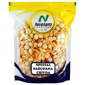 Special Sabudana Chivda (Sabudana Blended with Potato Sticks Peanuts Cumin Seeds and Salt) 400 gm (14.10 OZ)