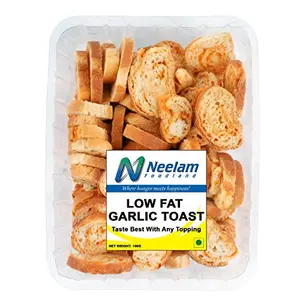 Neelam Foodland Low Fat Garlic Toast 100 gm (3.52 OZ)