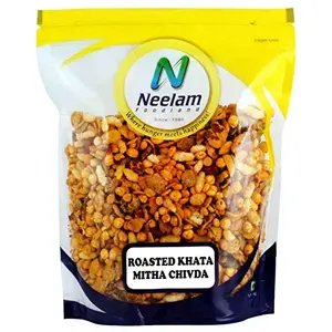 Neelam Foodland Roasted Khata Mitha Chivda 400 gm (14.10 OZ)