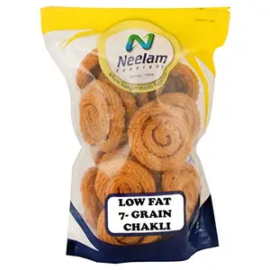 Low Fat 7 Grain CHAKLI 400 gm (14.10 OZ)