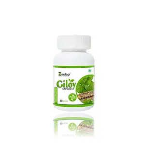 ZINDAGI Giloy Cap.. - Immunity Booster - Pure Giloy Leaves And Stem Extract Cap..