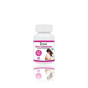 Zindagi Cow Colostrum Cap.. - Dietary Food Supplement - 100% Natural & Pure Cow Colostrum Extract (60 Cap..)
