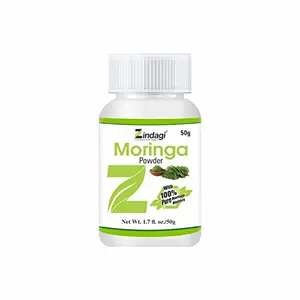 Zindagi Moringa Extract Cap.. - Natural Health Supplement - Pure Moringa Leaves Powder Extract (60 Cap.. 400 MG)