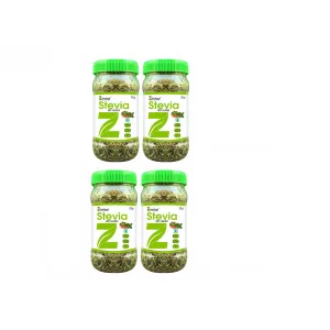 Zindagi Stevia Dry Leaves - Natural & Zero Calorie Sweetener - Stevia Sugar - Sugar-Free (35 gm Each) Pack of 4