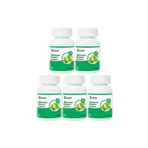 Zindagi Aloevera Extract Cap.. - Improve Digestive System - 100% Pure And Natural Herbal Supplement 60 Cap.. (Buy 4 Get 1 Free)