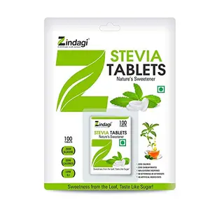 Zindagi Stevia Extract Tab.. - Sugarfree Green Stevia Tab.. - Natural Stevia Pill (Pack Of 4)