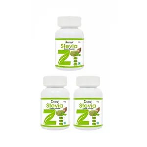 Zindagi Stevia Dried Leaf Green Powder - Stevia Natural Sweetener - Sugar-Free (50 gm) Pack of 3