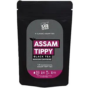 The Tea Trove Assam Tippy Tea Chai for Weight Loss (100 Gm50 Cups)