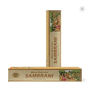 Sambrani premium India Temple Incense Sticks / Natural Fragrance 115gm - Choose The Scent and Use It At Home or Workplace