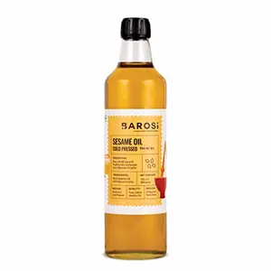 Barosi Cold Pressed Sesame Oil 750 ml Pristine Pure Natural and Unrefined Sustainable Glass Packaging