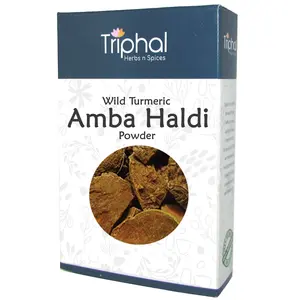 TRIPHAL Amba Haldi  Aama Haldi  Mango Ginger  Wild Turmeric  Curcuma Amada | Powder -100Gm