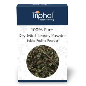 TRIPHAL Sukha Pudina - Dry Mint | Sun Dried | Powder -400Gm
