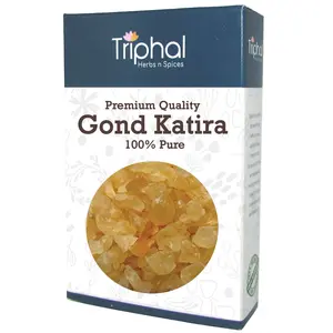 TRIPHAL Gond Katira  Tragacanth Gum  Almond Gum  Badam Pisin  Chahar Gond -100Gm