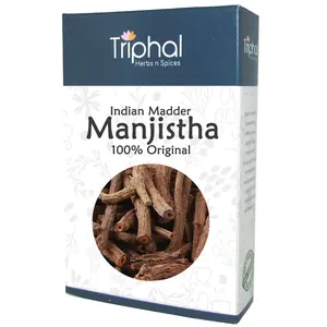 TRIPHAL Manjistha Root or Manjith Root or Indian Madder | Whole -400Gm