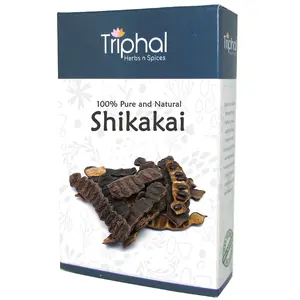 TRIPHAL Shikakai - Acacia Concinna | Whole -100Gm