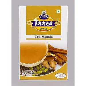 Masala Tea Powder (Chai Masala Powder) by Ciba Taaza Spices 25gm + 25gm (2 Pieces)