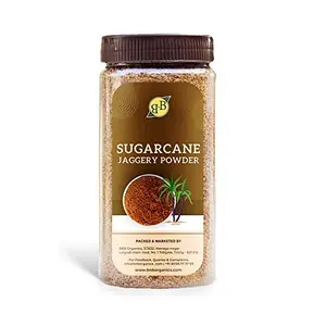 B&B Organics Sugarcane Jaggery Powder (250 g) | Nattu Sakkarai | Natural Sweetner | Gur Powder | Country Sugar | Jaggery Powder (Traditionally Made | No Artificial Colours | No Added Preservatives)