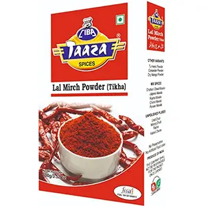 Red Chilli Powder (Lal Mirch Powder) by Ciba Taaza Spices 100gm