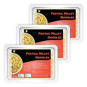 B&B Organics Foxtail Millet Noodles (No Maida | No Preservatives | Not Fried) (Pack of 3) Each 180 g