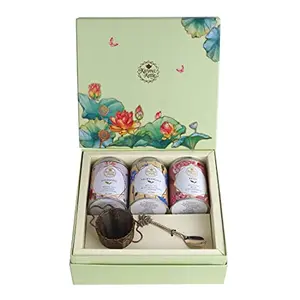 Karma Kettle The Blanc Fleuri - Floral White Tea Gift Box Malini Gift box - white tea blend