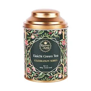 Karma Kettle Elaichi green Tea - 100 gram