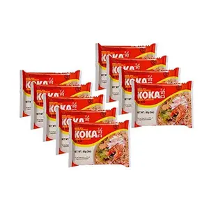 KOKA Oriental Instant Noodles Crab flavour(Pack of 9 )