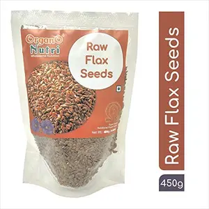 Organo Nutri Raw Flax Seeds - Alsi (450g)