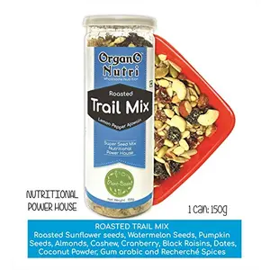 OrganoNutri Roasted Trail Mix 300g (Pack of 2: 150g Each)
