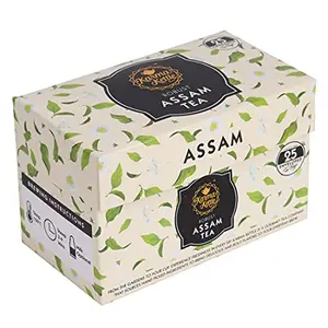 Karma Kettle Assam Tea Unbleached and Staple-Free 25 Teabags