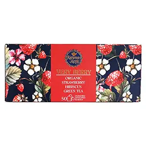 Karma Kettle Organic Very Berry - Fruit Punch Green Tea With Hibiscus - 50 Teabags