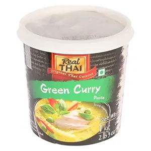 Real THAI Original Thai Cuisine Green Curry Paste 35.27 oz / 1 Kg