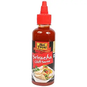 Real THAI Original Thai Cuisine Sriracha Chilli Sauce 240 ml / 8.12 fl oz / 290 g Red