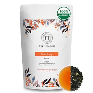 Tea Treasure Earl Grey Tea - 100 gm - Anti-oxidants Rich Black Tea