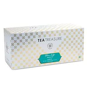 Tea Treasure Slim Life Improves Metabolism & Helps in Weight Management 18 Pyramid Tea Bags