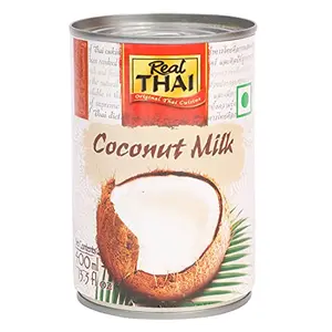 Real THAI Original Thai Cuisine Coconut Milk 400 mlWhite