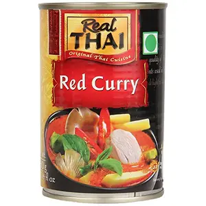 Real THAI Original Thai Cuisine Red Curry Paste 14.11 oz / 400 gMedium