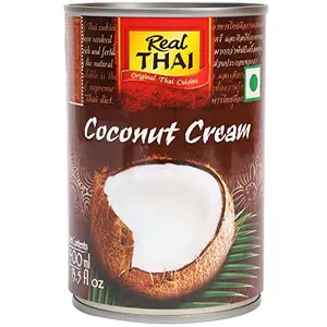 Real THAI Original Thai Cuisine Coconut Cream 400 mlBrown