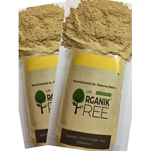 100 % organic Ginger/Adrak Powder/Sonth ( 100 Gm Each) - Pack Of 2