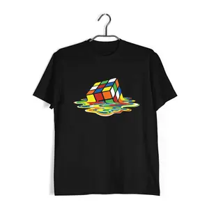Aaramkhor Melting Rubix Cube TV Series  The Big Bang Theory TBBT  10  Cotton T-shirt for Women