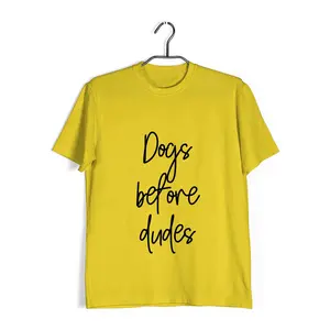 Aaramkhor Dogs before dudes Aaramkhor Specials  Dogs  10  Cotton T-shirt for Women