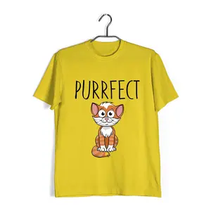 Aaramkhor Purrfect Aaramkhor Specials  Cats Pets 10  Cotton T-shirt for Women