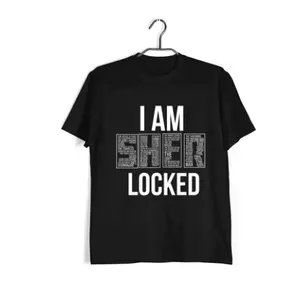 Aaramkhor i am sherlocked with cases TV Series  SHERLOCK  10  Cotton T-shirt for Women