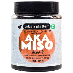 Aka Miso , 300 Gm (10.58 OZ) (All Natural Dark Miso Soy-Based)