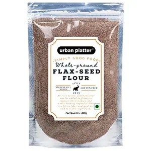 Whole Ground Flax Seed Flour , 400 Gm (14.11 OZ)