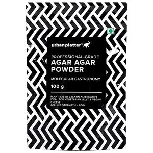 Agar Agar Powder , 100 Gm (3.53 OZ) [Vegetarian Gelatin Powder]