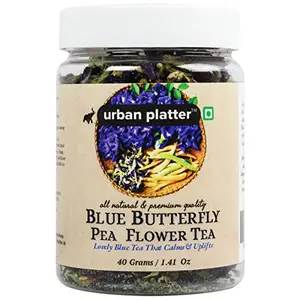 Blue Butterfly Pea Flower Tea/Brain Stimulant Rich in, 40 Gm (1.41 OZ)