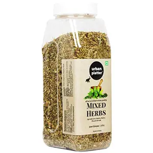 Mixed Herbs Shaker Jar , 200 Gm (7.05 OZ) [All Natural Premium Quality Seasoning Mix of Oregano Rosemary Basil Thyme]