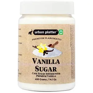 Vanilla Sugar , 400 Gm (14.11 OZ) [Cane Sugar Infused with Premium Vanilla Aromatic Flavourful]